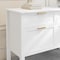 Martha Stewart Hutton Shaker Style Home Office 4 Drawer Lateral File Cabinet in White w/Polished Brass Hardware ZG-ZP-13-WH-GLD-MS - alternate 6