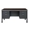 Regency Mesa Steel Double Pedestal Teacher's Office Desk 60in x 30in, Neo Walnut 66266DPNW - alternate 5