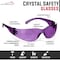 Bison Life Crystal, Safety Glasses, Anti-Scratch, Red Lens, Frameless BLSH-ESCR-CLCT-SG2R-12 - alternate 9
