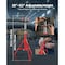 Vevor Pipe Stand V-Head Foldable Legs 2500LB Max. Height 52" 1107SV-3526 - alternate 6
