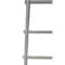 Homeroots 59" Gray Five Step Rustic Weathered Grey Wood Ladder Shelf 379914 - alternate 7