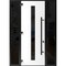 Vdomdoors Front Exterior Prehung Steel Door Ronex1055 Teak 96 2 Sidelight Exterior Windows Sidelites Entry RONEX1055EXD-OAK-W14+36+14xH96-RH-I - alternate 1