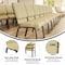 Flash Furniture Fabric Church Chair, Beige XU-CH-60096-BGE-GG - alternate 8