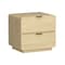 Manhattan Comfort Chrystie 26in Nightstand in Natural (2-Drawer) NS016-NA - alternate 8