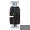Hubbell Wiring Device-Kellems Straight Blade Receptacle, 5-20R, 20 A, 125V AC, 2 Pole, 3 Wire, Surface Mount, Grounded HBL2182STRTR - alternate 3