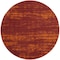Homeroots 8' Red And Orange Round Abstract Indoor Outdoor Area Rug 545548 - alternate 8