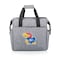 Picnic Time Family Of Brands NCAA Kansas Jayhawks On The Go Lunch Bag Cooler - Soft Cooler Lunch Box, Heathered Gray 510-00-105-244-0 - alternate 1