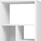 Homeroots 43" Natural And White Wood Five Tier Bookcase 403098 - alternate 2