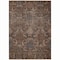 Homeroots 5' X 8' Brown Tan And Charcoal Damask Washable Indoor Outdoor Area Rug 603312 - alternate 7