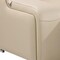 Homeroots 129" Beige Italian Leather Reclining USB Sofa 632896 - alternate 7