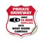Signmission Private Driveway Shield Sign Under 24 Ho, 12 Inch X 12 Inch, Vinyl Decal SHI-D-12-437 - alternate 1