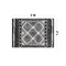 World Rug Gallery White Geometric Pattern Shag Area Rug 2 ft x 3 ft White WR120WHITE2X3 - alternate 7