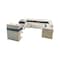 Horizon Mfg Premium 11 Piece Pontoon Furniture Set Gray/Navy/Blue Premium 007-ABDK - alternate 1