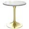 Leisuremod Round 27.55 in W, 29.34 in L, Sintered Stone/Stainless Steel, White VT20BG-27WS - alternate 1