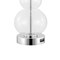 Jonathan Y Cora 22" Classic Vintage Glass LED Table Lamp with USB Charging Port, Clear, 2PK JYL1125C-SET2 - alternate 6