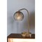 Homeroots 19" Antiqued Brass Metal Desk Lamp With Light Gray Swirl Globe Shade 524630 - alternate 5