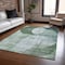 Homeroots 9' X 12' Mint Green And Fern Green Geometric Washable Indoor Outdoor Area Rug 604945 - alternate 6