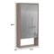 Homeroots 18" Light Gray Wood Floating Double Door Bathroom Vanity And Medicine Cabinet With Mirror 478207 - alternate 4