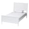 Baxton Studio Roni Modern White Scalloped Wood 4-Piece Full Bedroom Set with Two Nightstands 256-14082-14085-14083-14083-ZORO - alternate 7