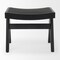 Homeroots 22in Black Solid Wood Bench 732380 - alternate 7