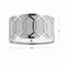 Jonathan Y Hex 3-Light 16.25" Metal LED Flush Mount, Chrome JYL3500B - alternate 5