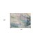 Homeroots 2' X 3' Beige Blue and Gray Abstract Washable Non Skid Indoor Outdoor Area Rug 559559 - alternate 8