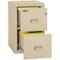 Fireking 17-3/4" W 2 Drawer Fire-Resistant Vertical File Cabinet, Parchment 2R1822-CPA - alternate 3