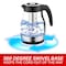 Brentwood Industries Glass 1.7 Liter Electric Kettle with Tea Infuser in Black KT-1962BK - alternate 4