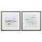 Homeroots 27" X 27" Woodtoned Frame Seagull Cove, Set Of 2, 2PK 365443 - alternate 5