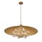 Z-Lite Rialto 6 Light Pendant, Signature Gold/Signature Gold, 32 In W x 16.5 In H 1953-32SGD - alternate 5