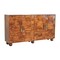 Homeroots 36in Chestnut Solid Wood Carved Geometric Accent Cabinet With Four Doors 654278 - alternate 7