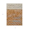 Homeroots 8' X 10' Terra Cotta Beige And Ivory Striped Washable Indoor Outdoor Area Rug 599385 - alternate 7