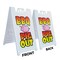 Signmission Bbq Time To Pig Out, A-Frame & 2 Decals Installed, Heavy-Duty Plastic Frame SBHD-D-2436-Bbq Time To Pig Out - alternate 4