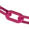 Mr. Chain 4" x 25' Safety Pink Plastic Safety Chain 40025-25 - alternate 1