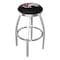 Holland Bar Stool Co 36" Chrome Southern Illinois Swivel Bar Stool, Accent Ring L8C2C36SouIll - alternate 1