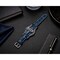 Elegani Leather Band Compatible with Apple Watch 42mm, Blue, Blue/Yellow Gold/Rose Gold Buckle VTCASB-BLU-42 - alternate 3