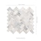 Msi Capri Blue Herringbone Sample Honed Mosaic Marble Floor And Wall Tile ZOR-MD-0534-SAM - alternate 13