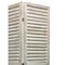 Homeroots 67" White Solid Wood Folding Three Panel Screen Room Divider 415075 - alternate 4