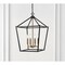Jonathan Y Pagoda 16" 4-Light Classic Traditional Metal Cage Lantern LED Pendant, Oil Rubbed Bronze/Brass Gold JYL7437D - alternate 7