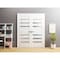 Sartodoors Solid French Double Doors Frosted Glass White 48x80 (2* 24x80) Solid Core Modern Interior QUADRO4266DD-WS-48 - alternate 5