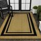 Jonathan Y Peater Classic Casual Commercial Natural Coir Natural/Black Border 5 ft. x 8 ft. Area Rug NRF107A-5 - alternate 5