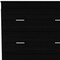 Homeroots 31" Black Three Drawer Dresser 472117 - alternate 5