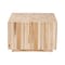 Bali & Pari Augusta Bohemian Natural Teak Wood Coffee Table with Unique Repurposed Wood Logs 247-13736-ZORO - alternate 7