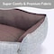 Simple Deluxe FluffyDream Calming Dog Bed, Super Soft Pet Bed with Pillow Edge, Dog Sofa Bed, Cute Bed Sofa for P PTDBEDCUD2420GRY - alternate 8