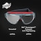 3M Safety Goggles, GoggleGear 500 Series, Anti-Fog, Clear Lens, ANSI Dust/Splash Rating D3/D4 GG501SGAF - alternate 4