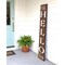 Homeroots 72in Brown And White Solid Wood Hello Porch Sign 634450 - alternate 3