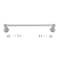Oakbrook Collection Brushed Nickel Towel Bar 18 in. L Die Cast Zinc BH-OB4018BN - alternate 4