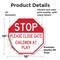 Signmission Stop Please Close Gate Children at, 10 Inch X 10 Inch, Vinyl Decal OC-D-10-270 - alternate 4