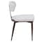 Leisuremod Dilenny Faux Leather Dining Chair - Modern Padded Side Chair with Steel Legs DC49CR - alternate 7