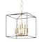 Hudson Valley Lighting Becki Owens X Richie 8 Light Lantern 18 In. Aged Brass/Black BKO151-AGB/BK - alternate 1